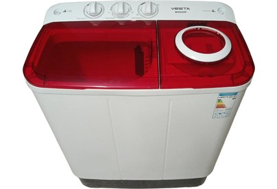 Стиральная машина VESTA WME60P, белый/красный