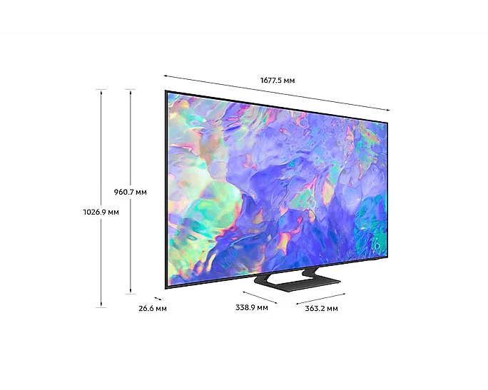 Телевизор Samsung UE75CU8500UXRU серый