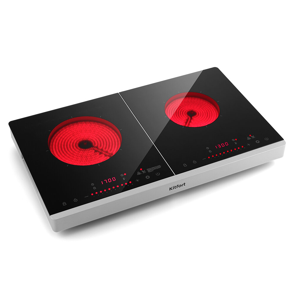 Плита настольная электрическая Kitfort КТ-147, черный