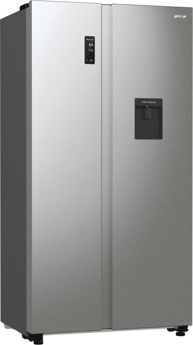 Холодильник Side-by-Side Gorenje NRR9185EAXLWD, нержавеющая сталь