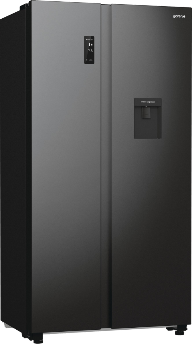 Холодильник Side-by-Side Gorenje NRR9185EABXLWD, черный