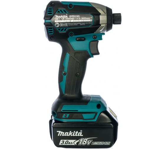 Шуруповёрт аккумуляторный ударный Makita DTD153RFE (кейс, с 2хАКБ и ЗУ)