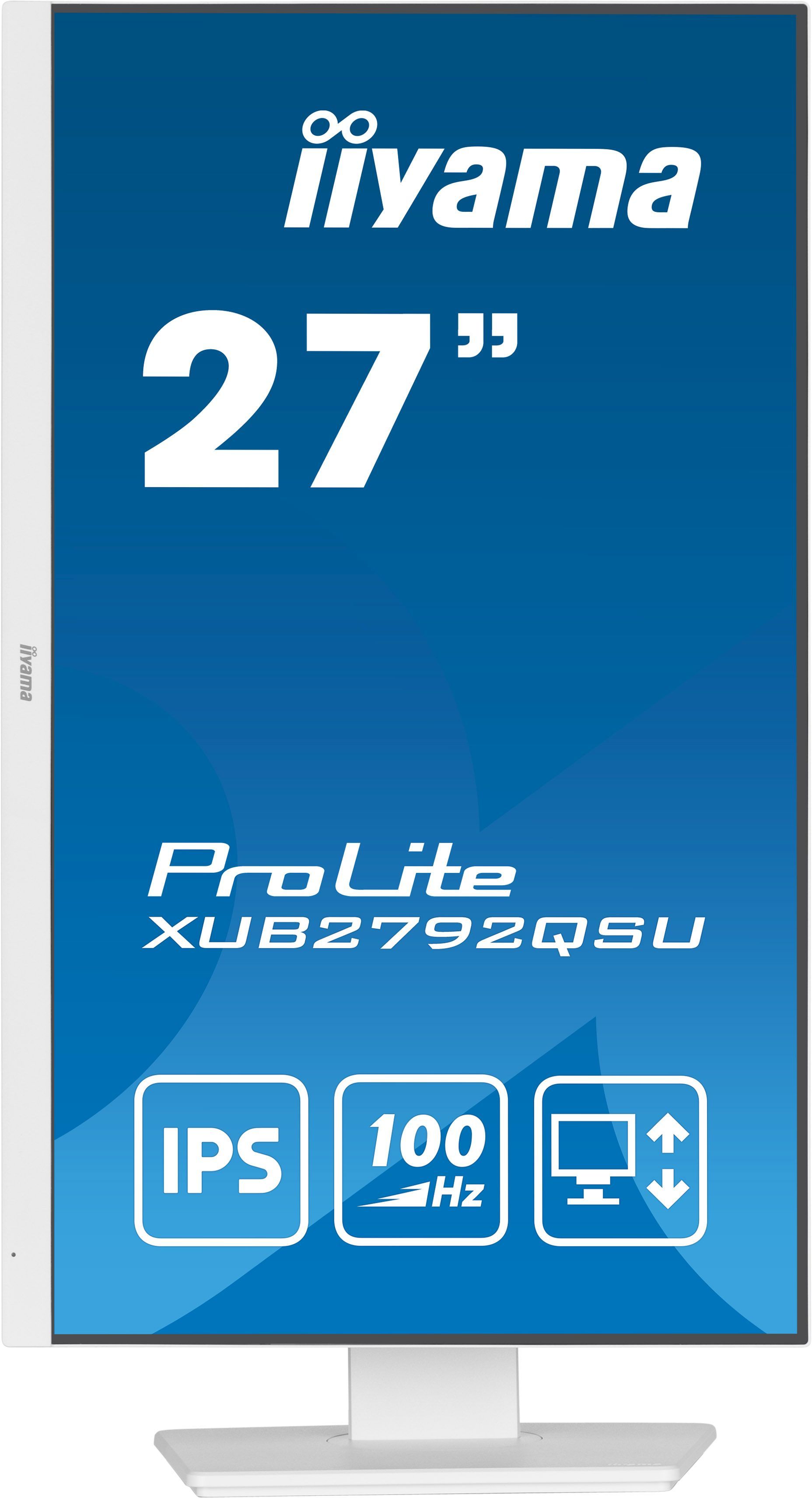 Монитор Iiyama ProLite XUB2792QSU-W6, белый