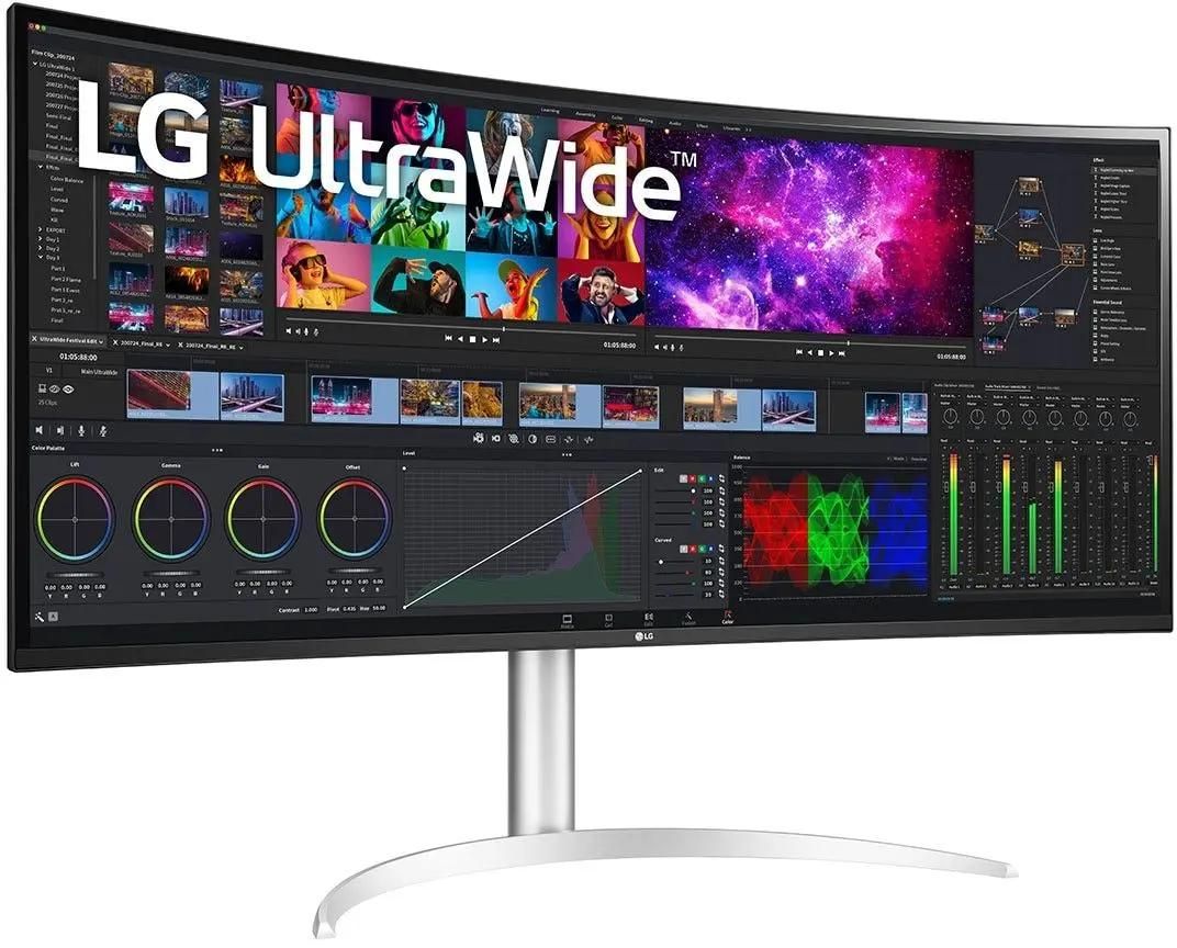 Монитор LG UltraWide 40WP95C-W белый/серебристый