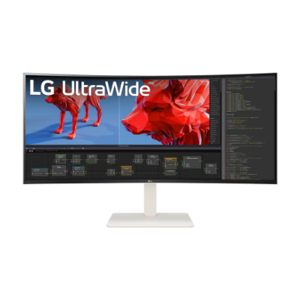 Монитор LG UltraWide 38WR85QC-W, белый