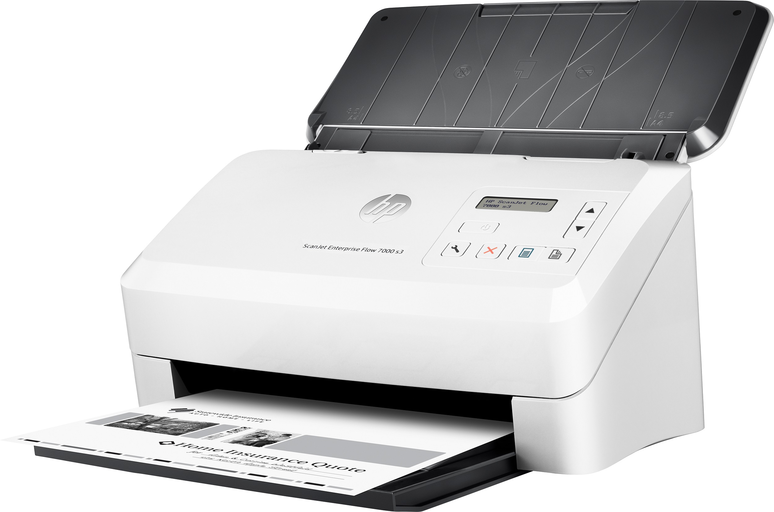 Сканер HP ScanJet Enterprise Flow 7000 s3 (L2757A), белый