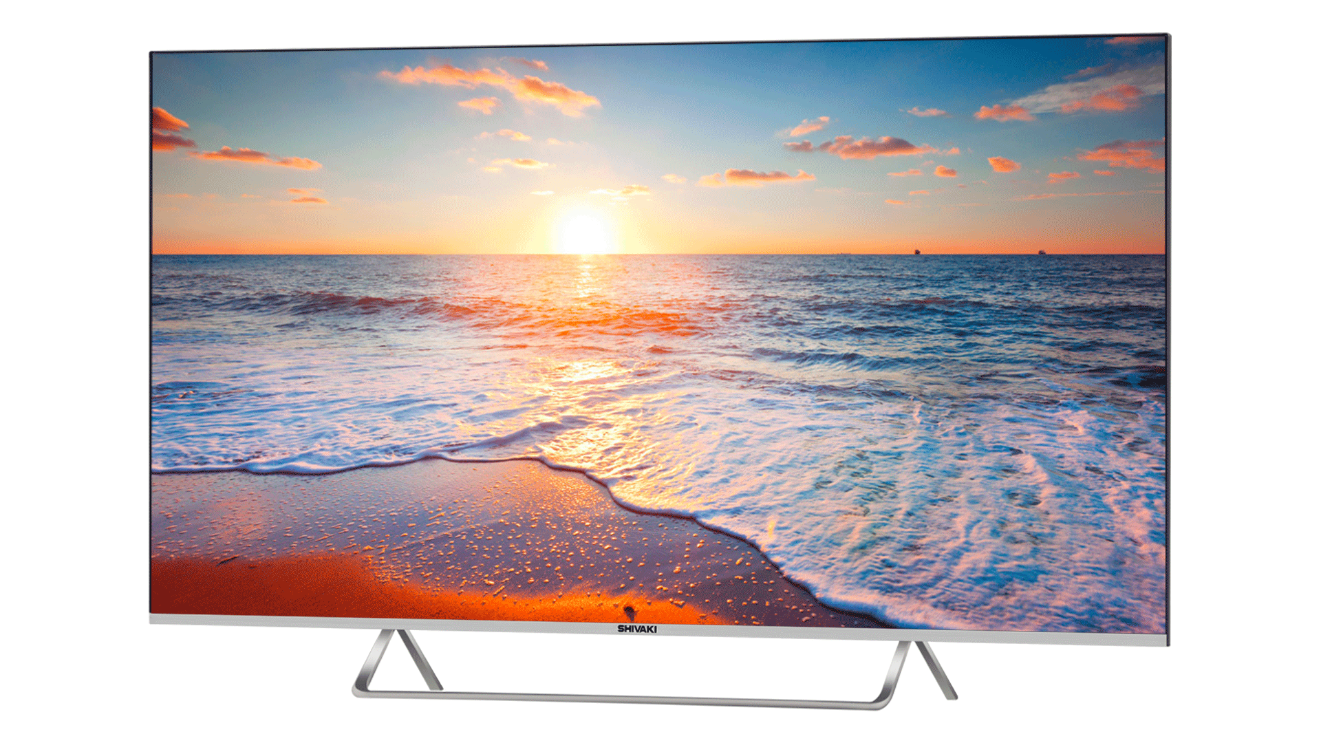 Телевизор Shivaki US43H3501, серебристый