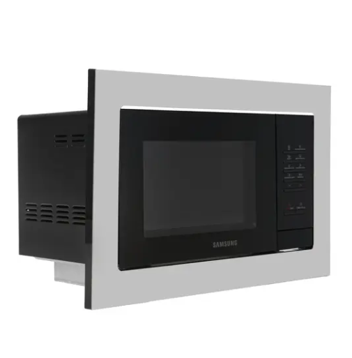 Микроволновая печь встраиваемая Samsung MS20A7013AT/BW, нержавеющая сталь/черный