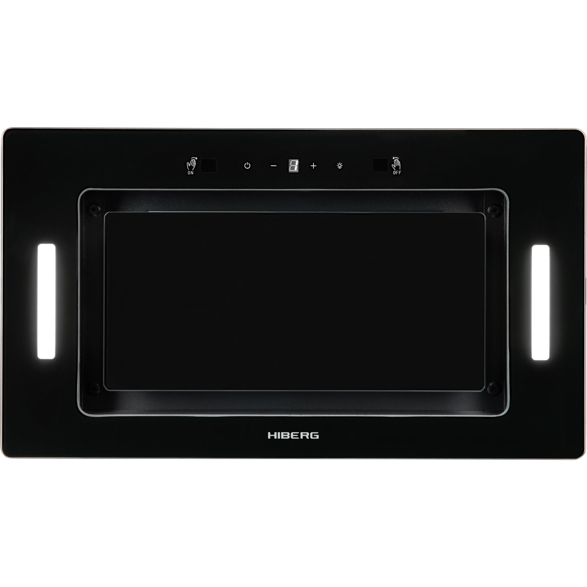 Вытяжка встраиваемая HIBERG VMF 6191 B, черное стекло