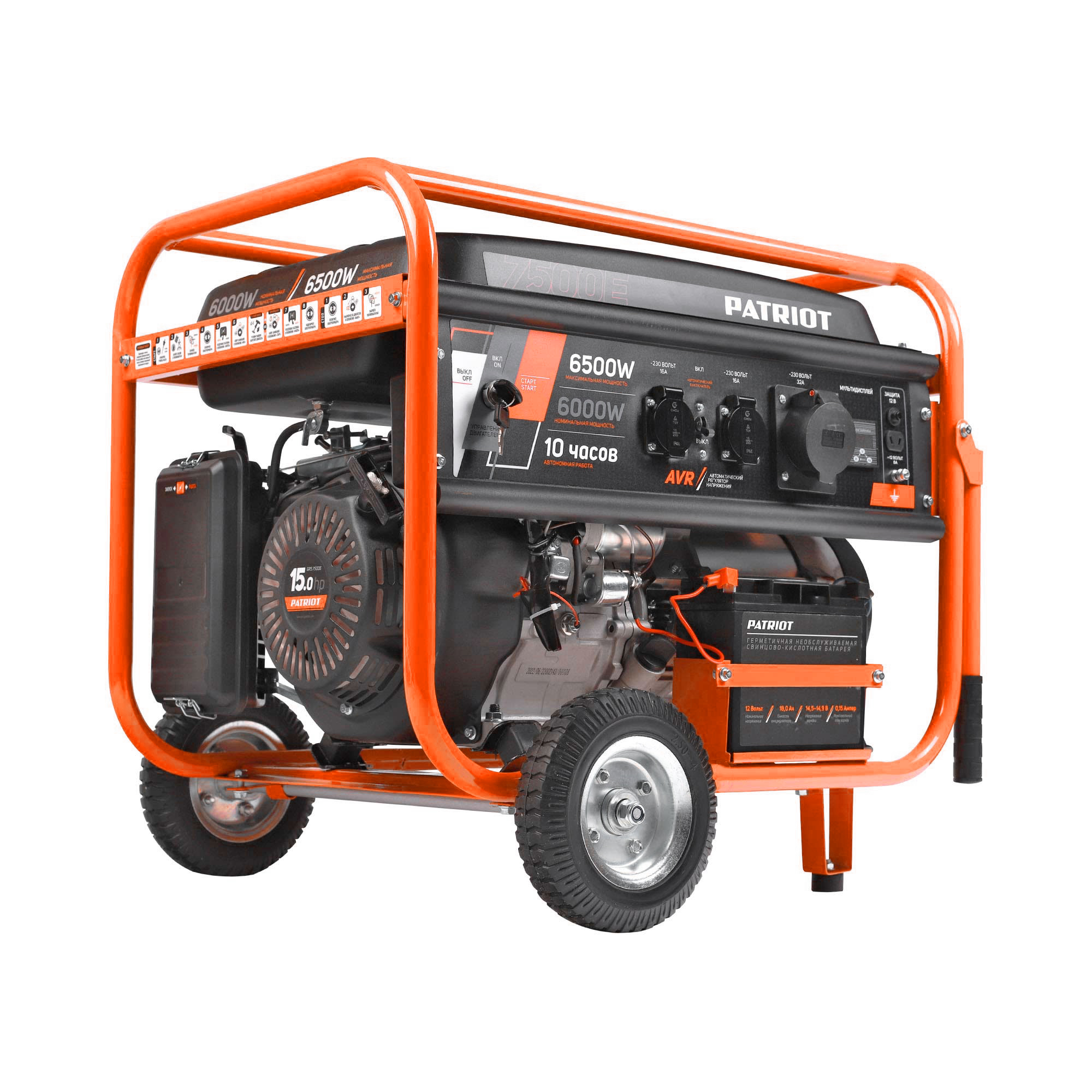 Генератор бензиновый Patriot GRS 7500E