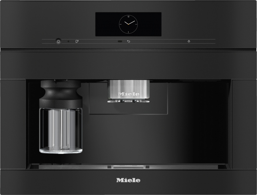 Кофемашина автоматическая встраиваемая Miele CVA 7845 Obsidian Black, черный обсидиан