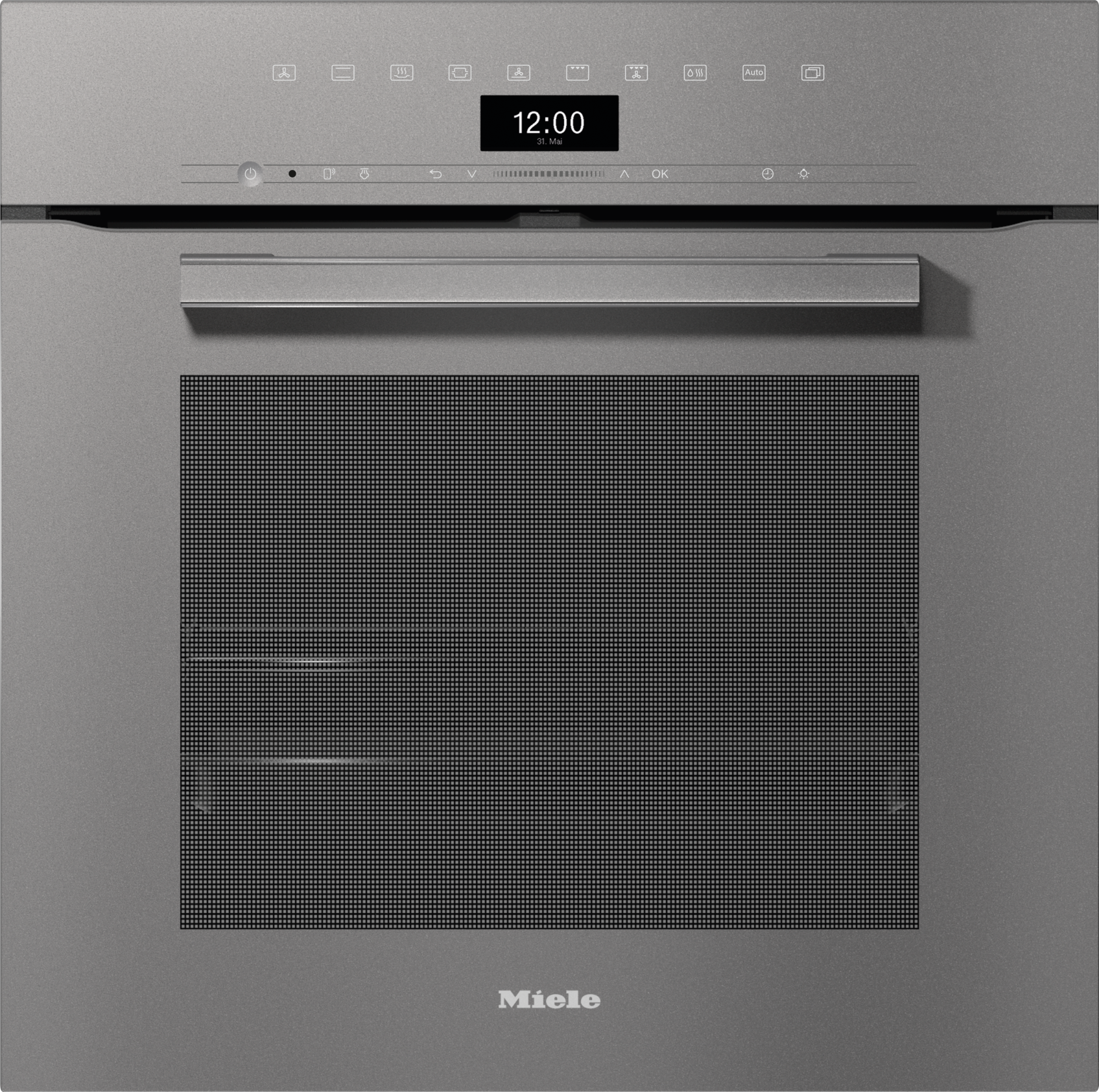 Паровая печь встраиваемая Miele DGC 7450 GRGR, серый графит