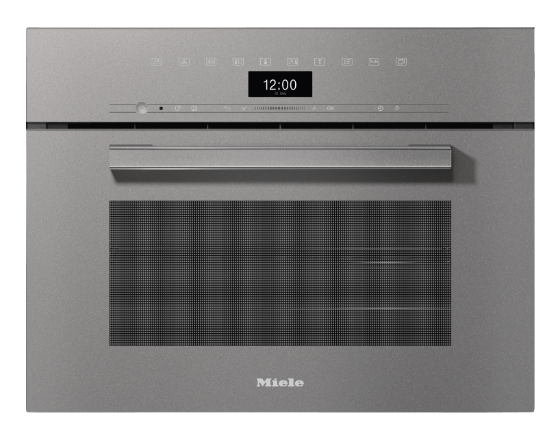 Паровая печь встраиваемая с СВЧ Miele DGC 7440 HC PRO Stainless Steel, нержавеющая сталь