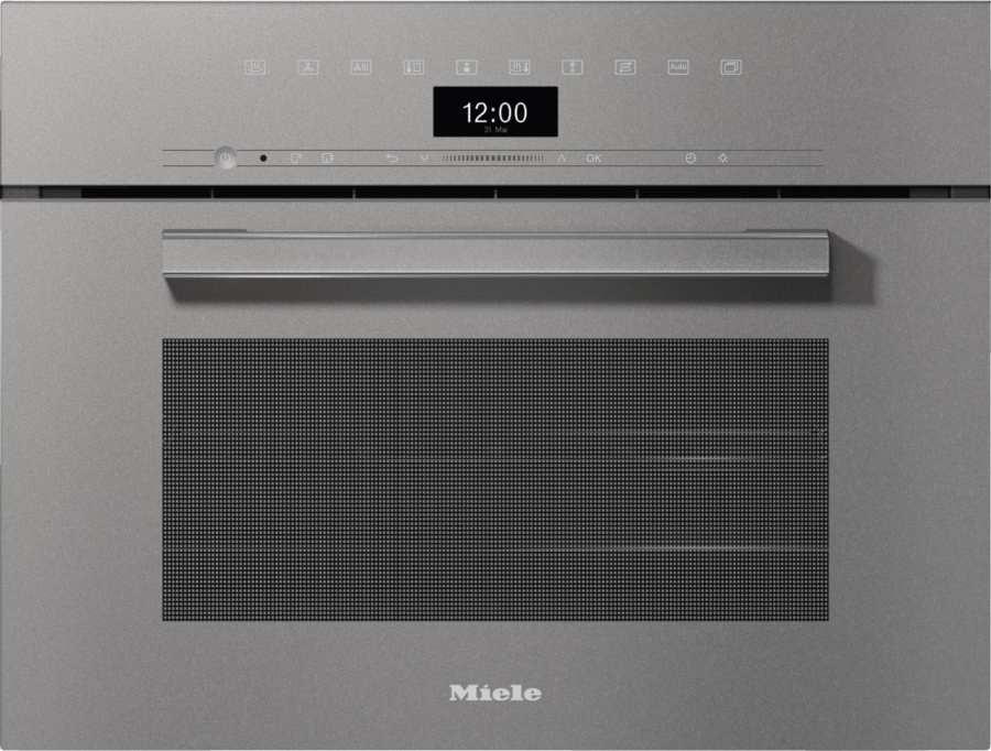 Паровая печь встраиваемая с СВЧ Miele DGC 7440 HC PRO Graphite Grey, графитовый серый