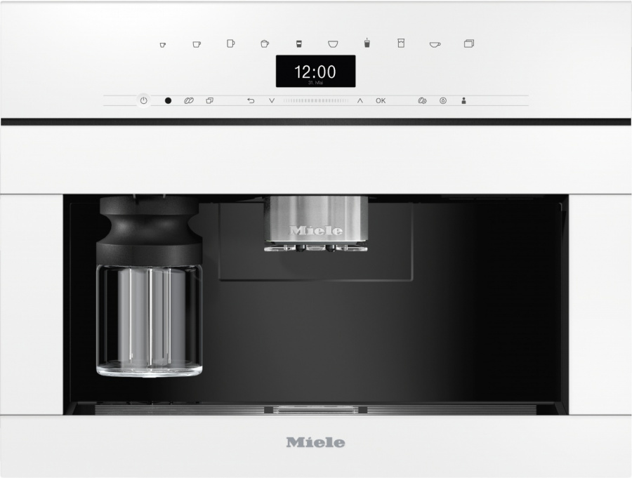 Кофемашина автоматическая встраиваемая Miele CVA 7440 Brilliant White, бриллиантовый белый