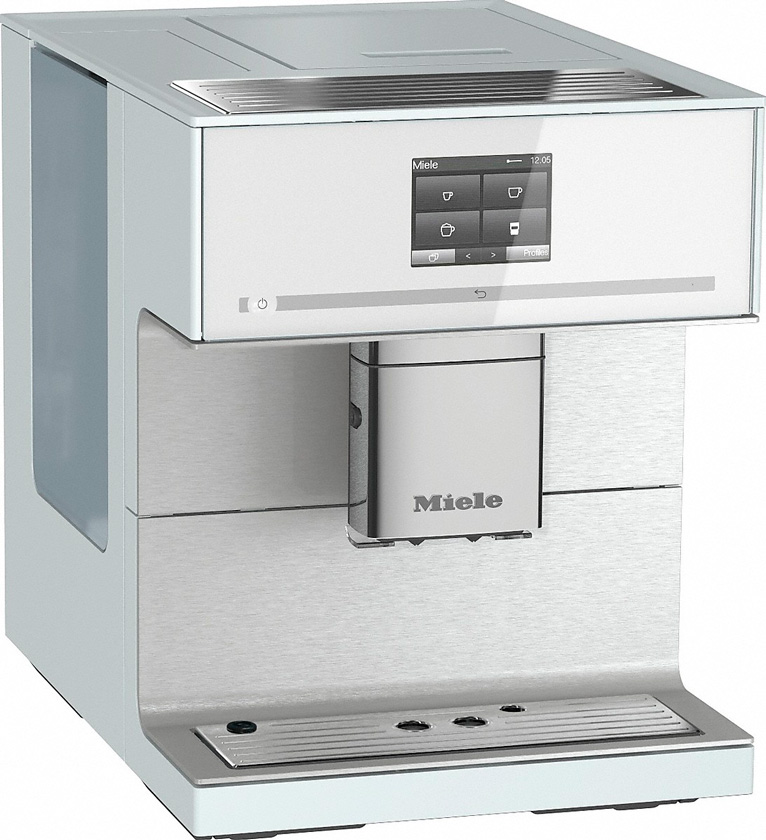 Кофемашина автоматическая Miele CM 7350 CoffeePassion Brilliant White, бриллиантовый белый