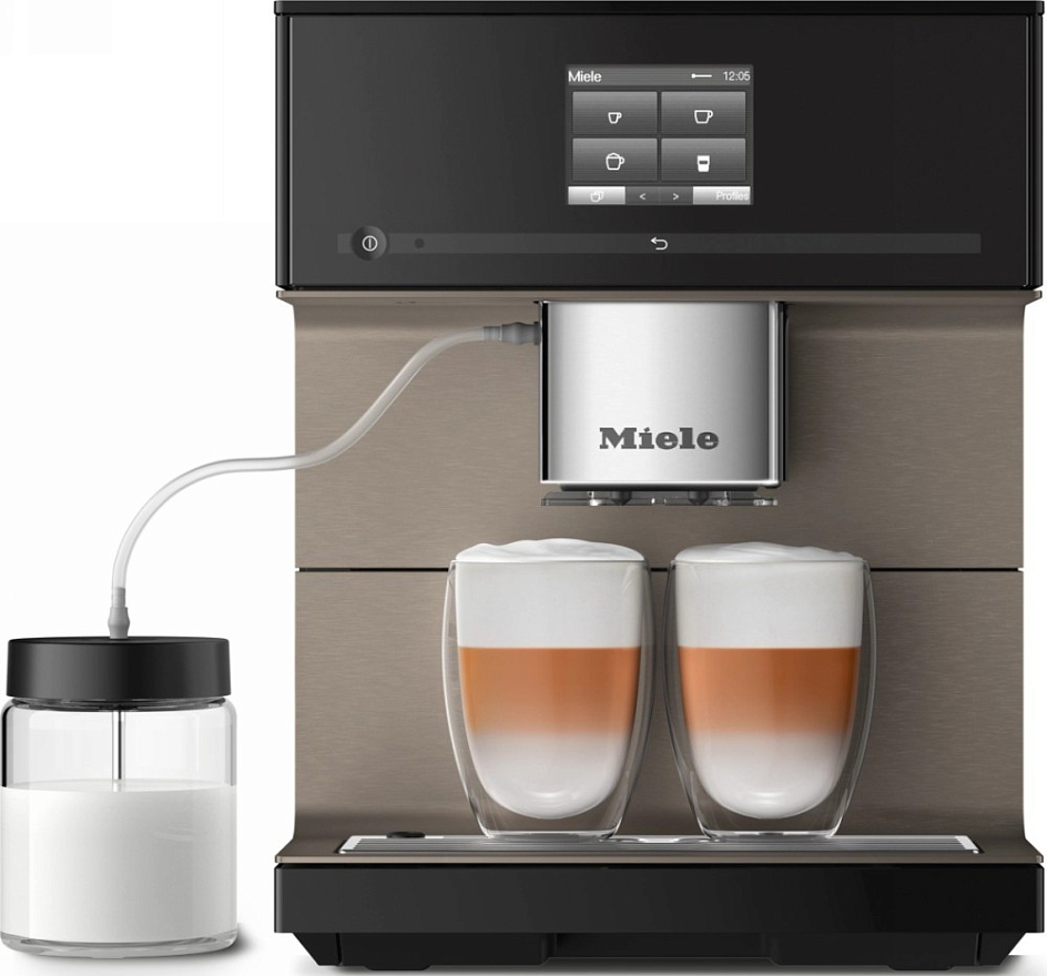 Кофемашина автоматическая Miele CM 7550 CoffeePassion Obsidian Black, черный обсидиан