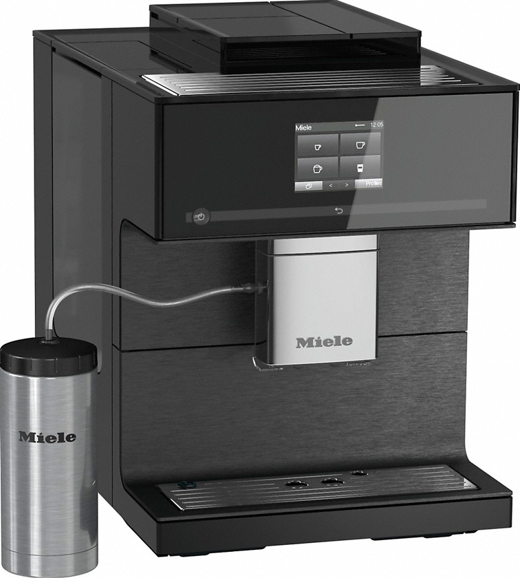 Кофемашина автоматическая Miele CM 7750 CoffeeSelect Obsidian Black, обсидиан черный