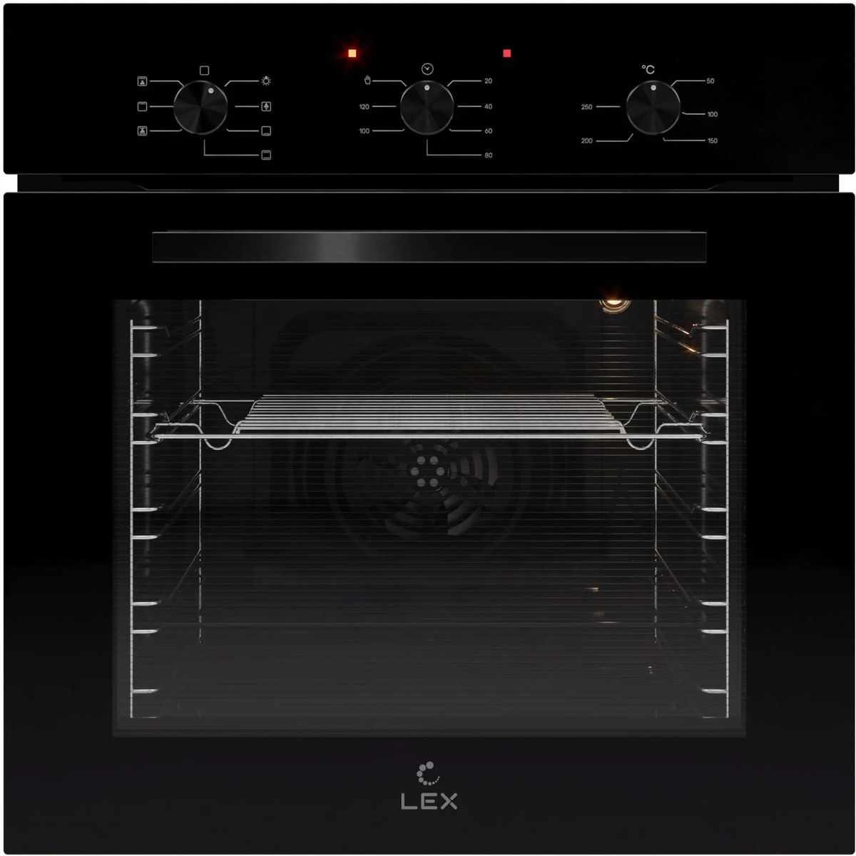 Духовой шкаф электрический LEX EDM 073 BBL, черный