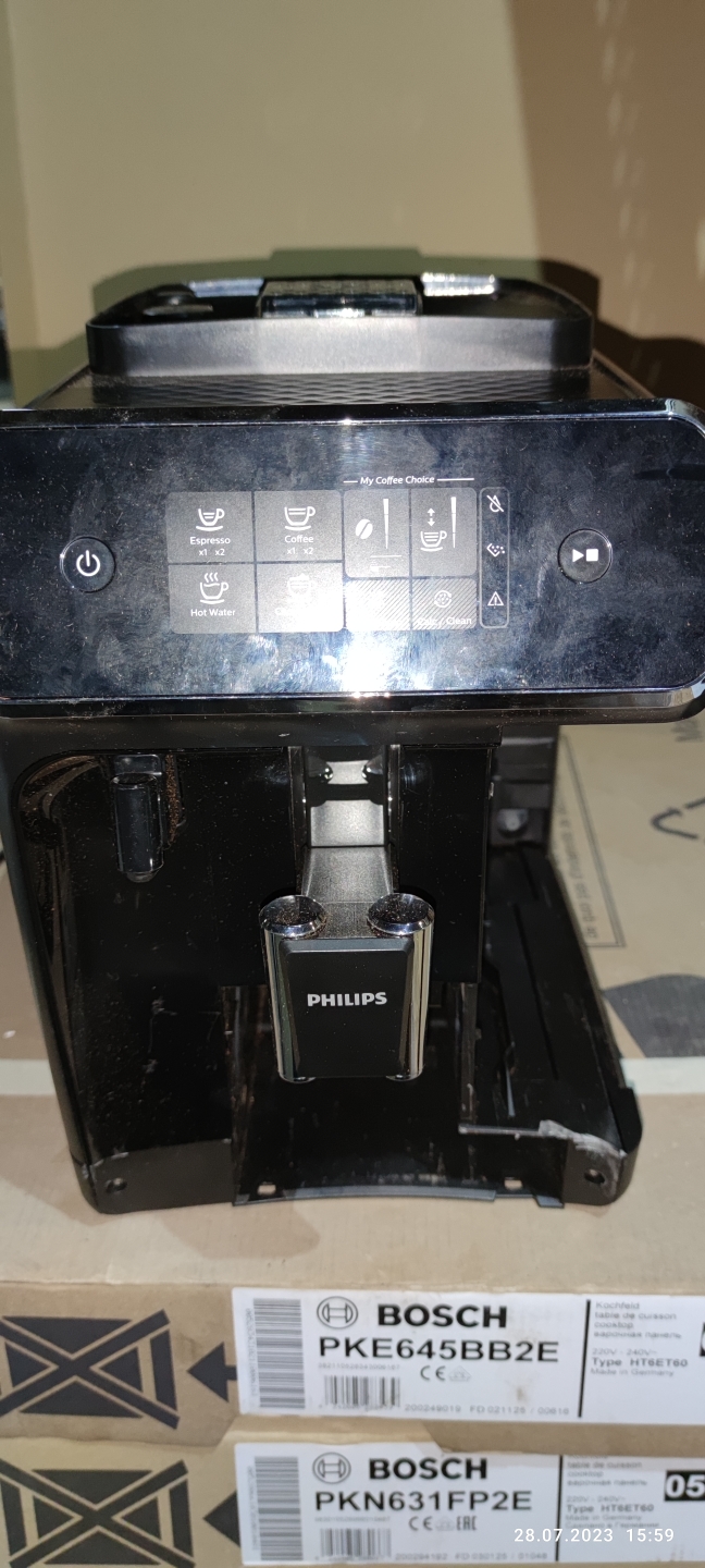 [УЦ-016] Кофемашина автоматическая Philips EP2231/40, черный, уценка