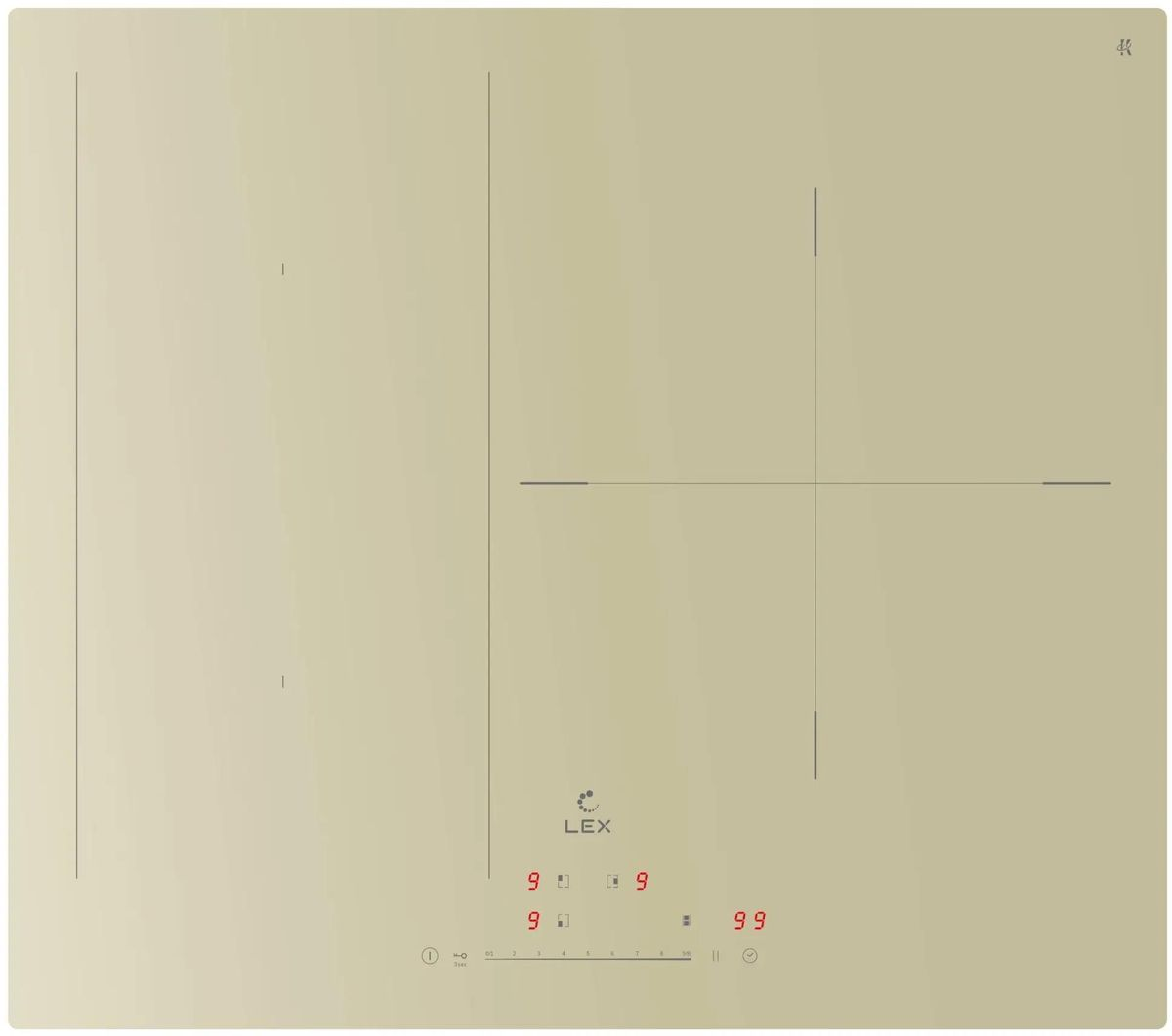 Варочная панель индукционная LEX EVI 631A IV, слоновая кость