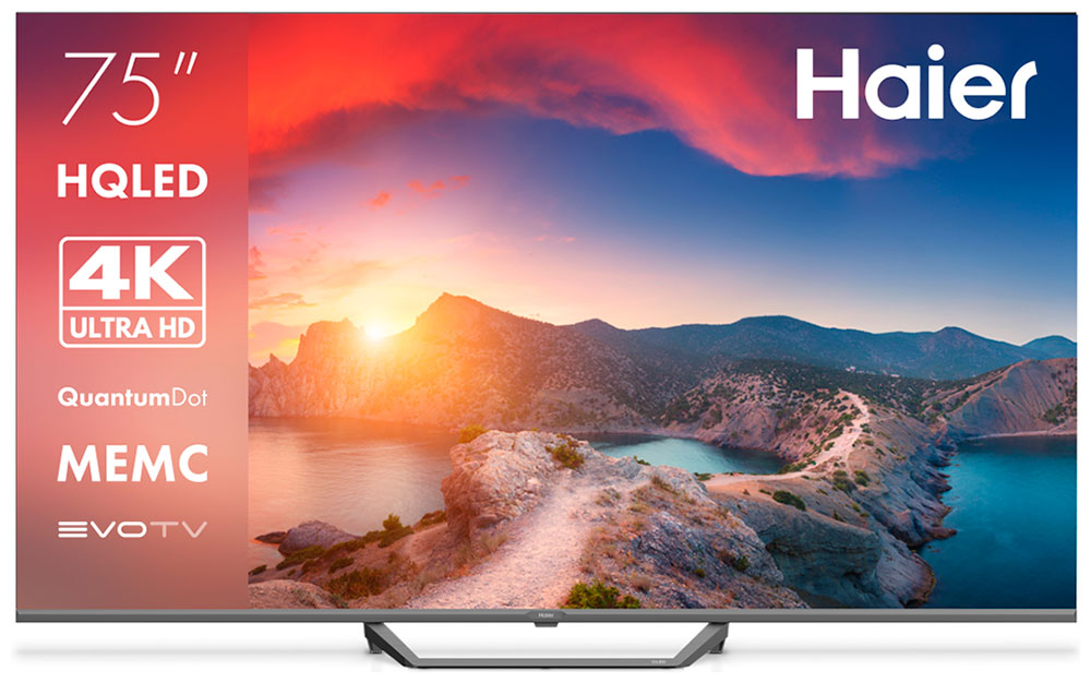Телевизор Haier 75 Smart TV S2 Pro, черный