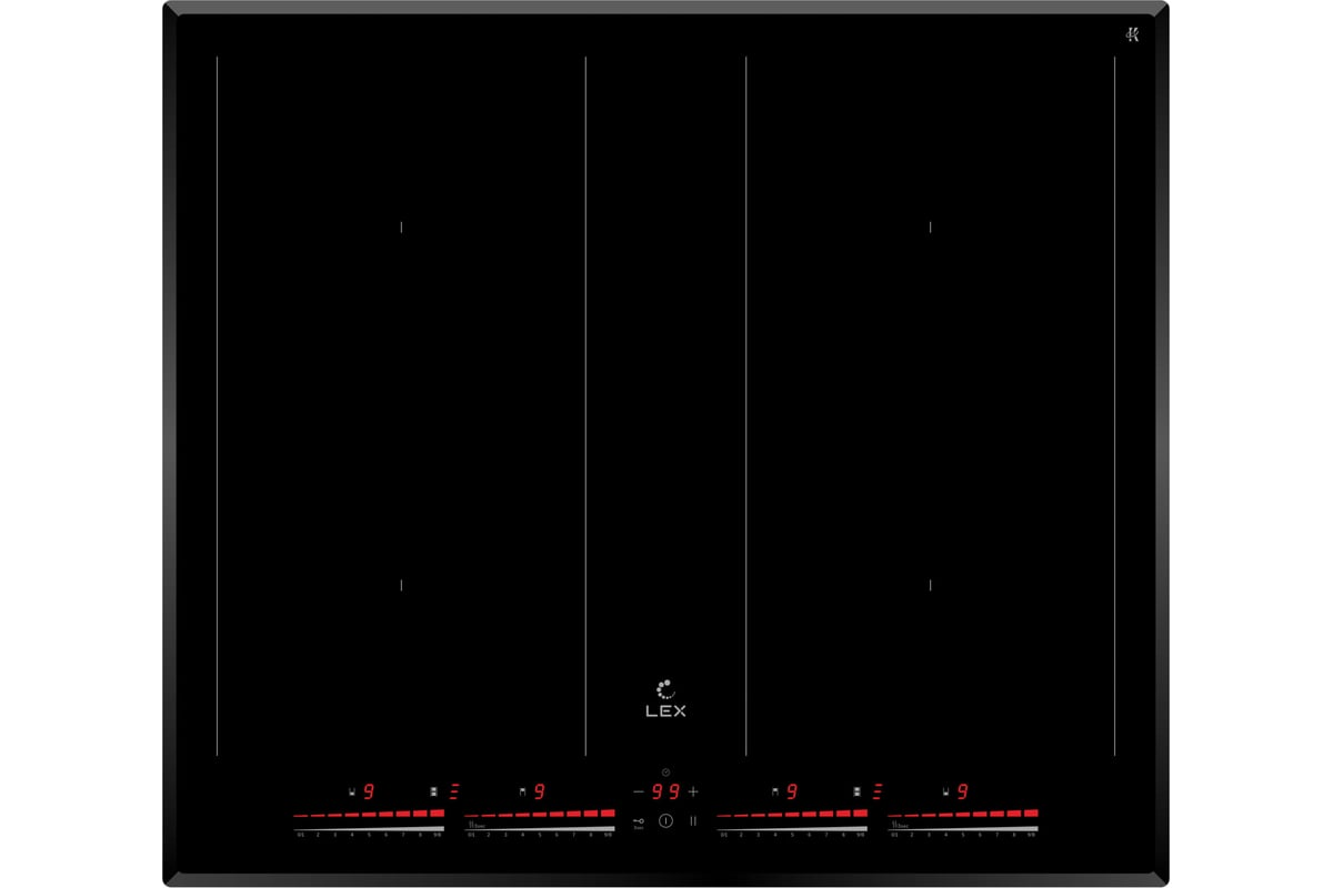 Варочная панель индукционная LEX EVI 641C BL, черный