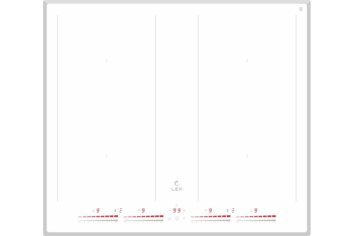 Варочная панель индукционная LEX EVI 641С WH, белый