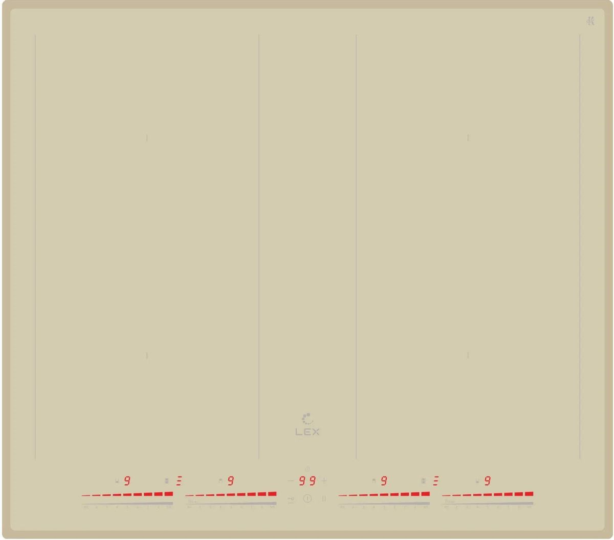 Варочная панель индукционная LEX EVI 641C IV, слоновая кость