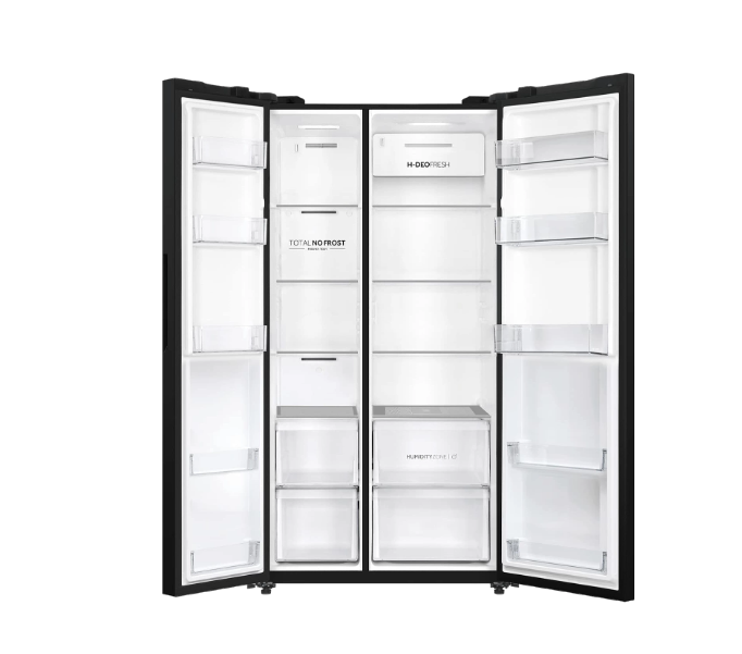 Холодильник Side-by-Side Haier HRF-600DM7RU, серебристый