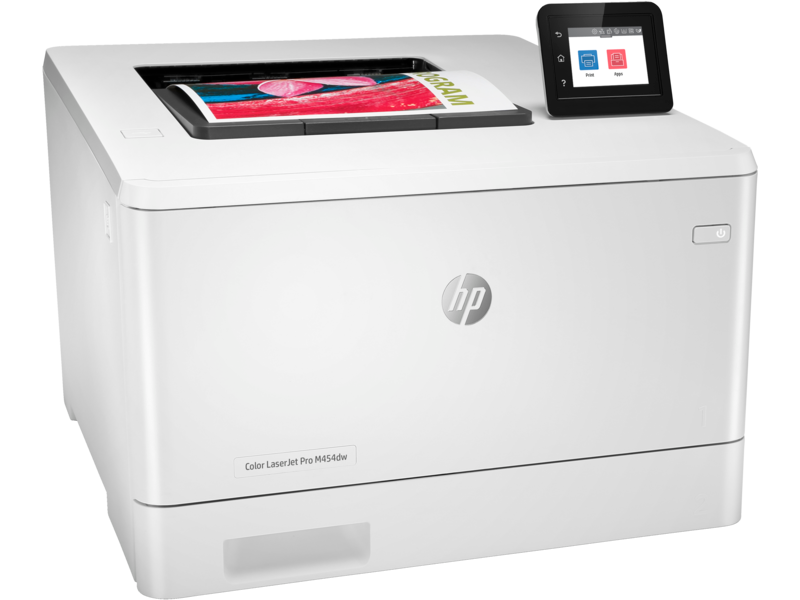 Принтер лазерный HP Color LaserJet Pro M454dw (W1Y45A), белый