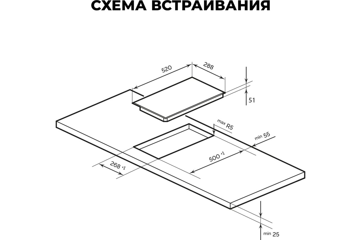 Варочная панель электрическая LEX EVH 320B BL