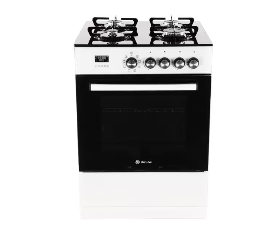Плита комбинированная De Luxe 606040.02гэ, белый