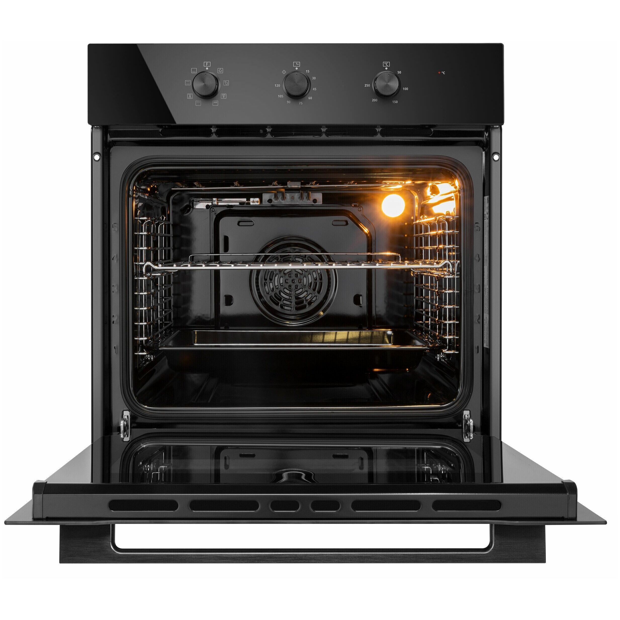 Духовой шкаф электрический Maunfeld MEOC708PB2, черный