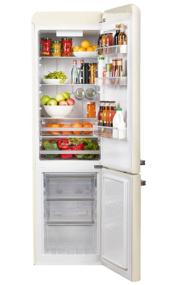 Холодильник Maunfeld MFF186NFRBG, бежевый