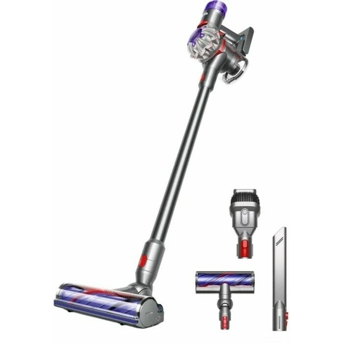 Пылесос беспроводной вертикальный Dyson V8 Silver Nickel 446969-01