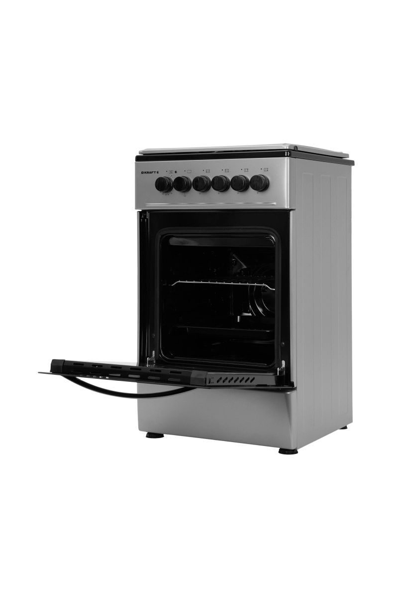 Плита комбинированная KRAFT KF-FSK5302ES, серый