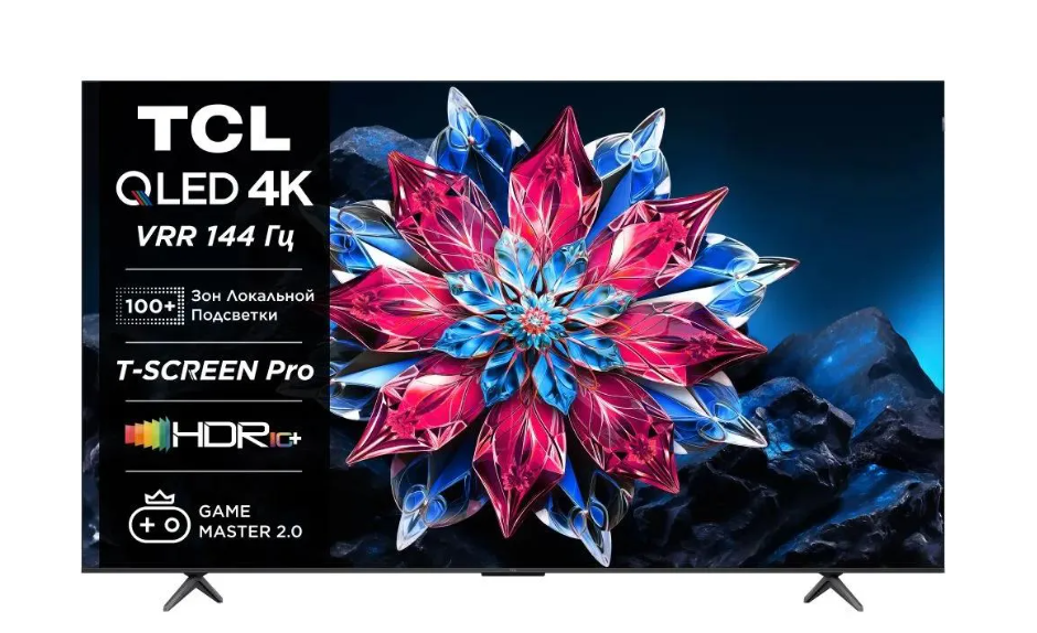 Телевизор TCL 85C655PRO, черный