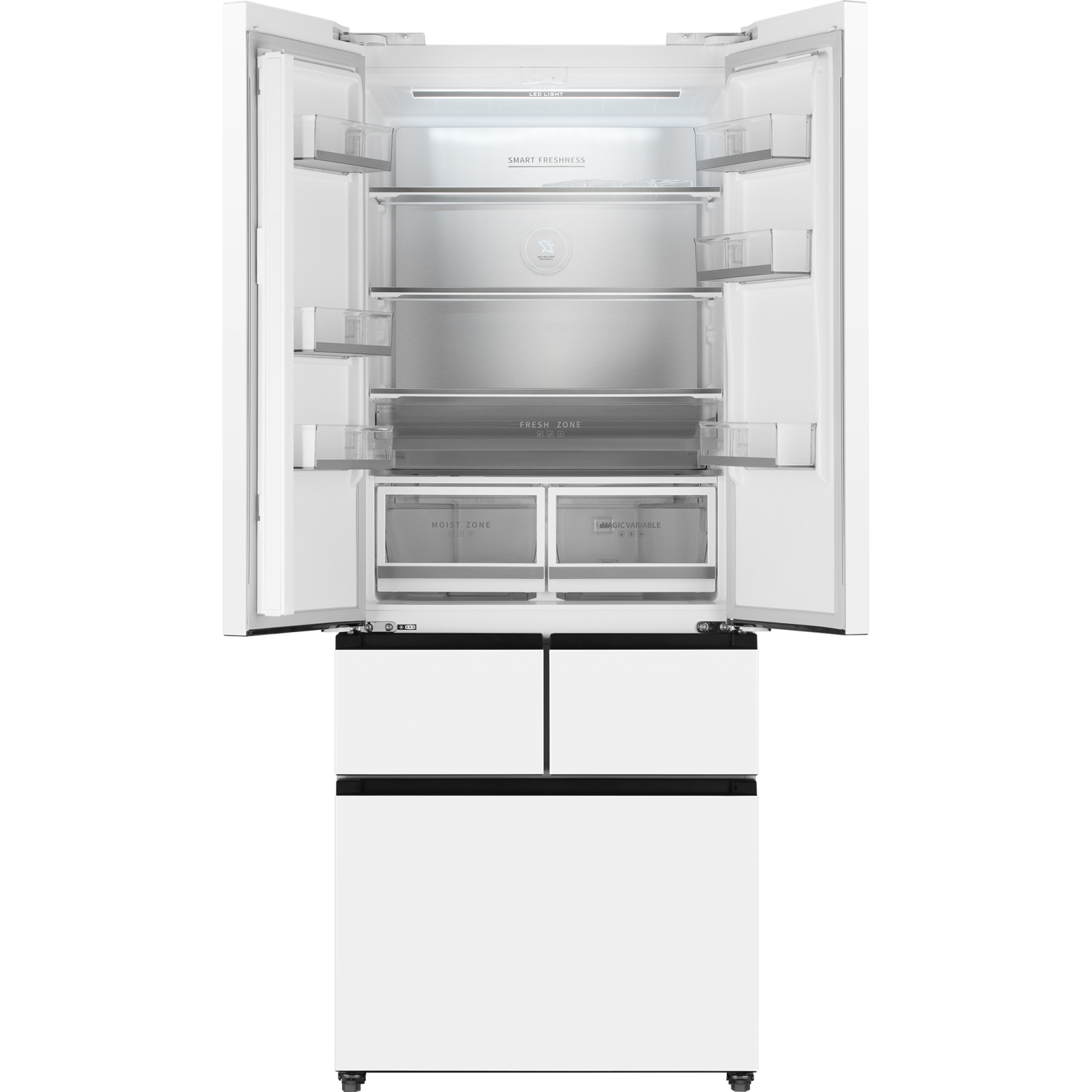 Холодильник Weissgauff WFD 450 Built-in Inverter NoFrost White