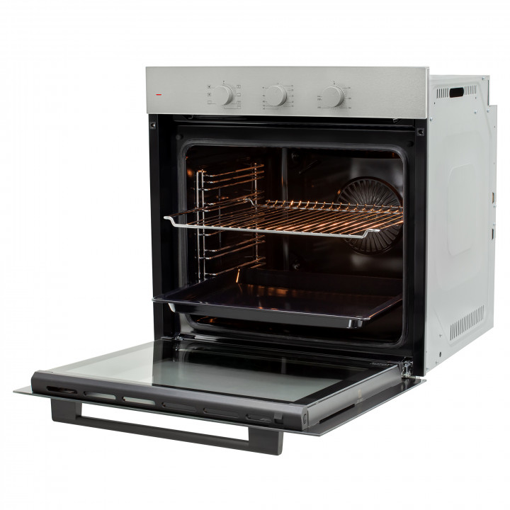 Духовой шкаф электрический Schaub Lorenz SLB EE6308, черный/нержавеющая сталь