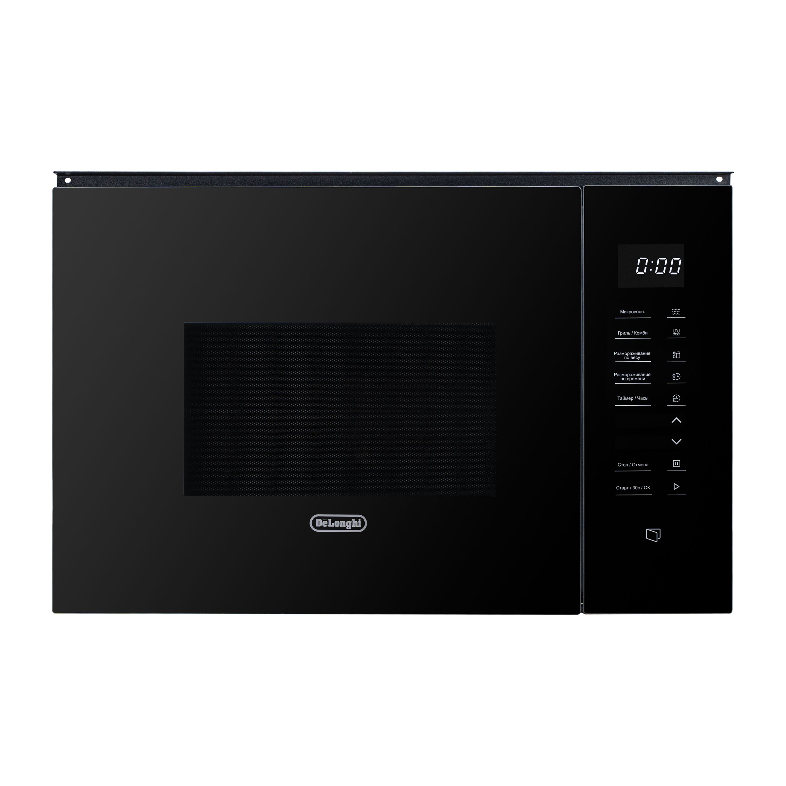 Микроволновая печь встраиваемая DeLonghi DMO 25NB ROMA, черный
