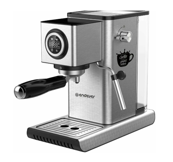 Кофеварка рожковая Endever Costa-1090, стальной