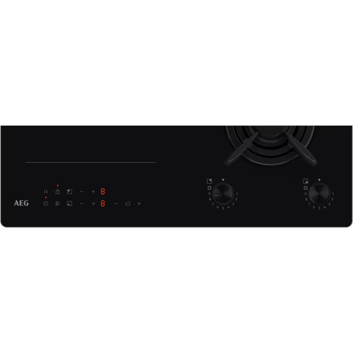 Варочная панель комбинированная AEG HDB64623NB, черный