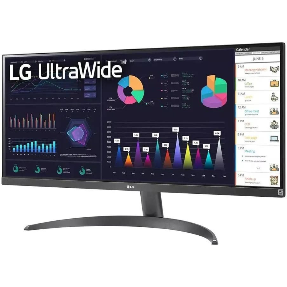 Монитор LG 29WQ500-B, черный