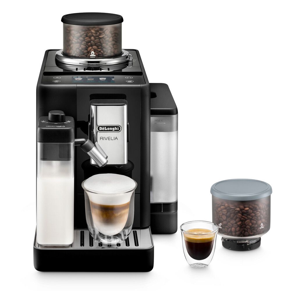 Кофемашина автоматическая DeLonghi Rivelia Perfetto EXAM440.55.B, черный