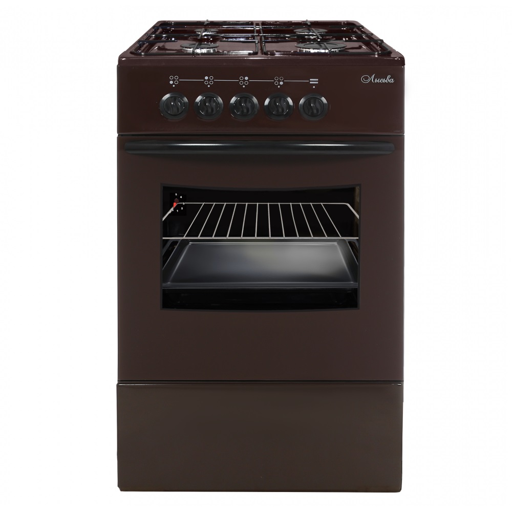 Плита газовая Лысьва ГП 400 МС СТ-2у, без крышки, коричневый