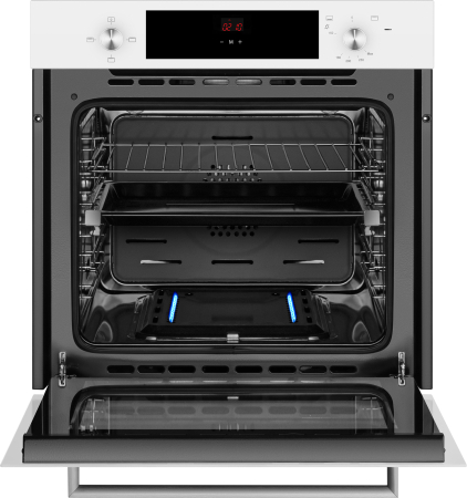 Духовой шкаф газовый Weissgauff WGO 702 D White Glass