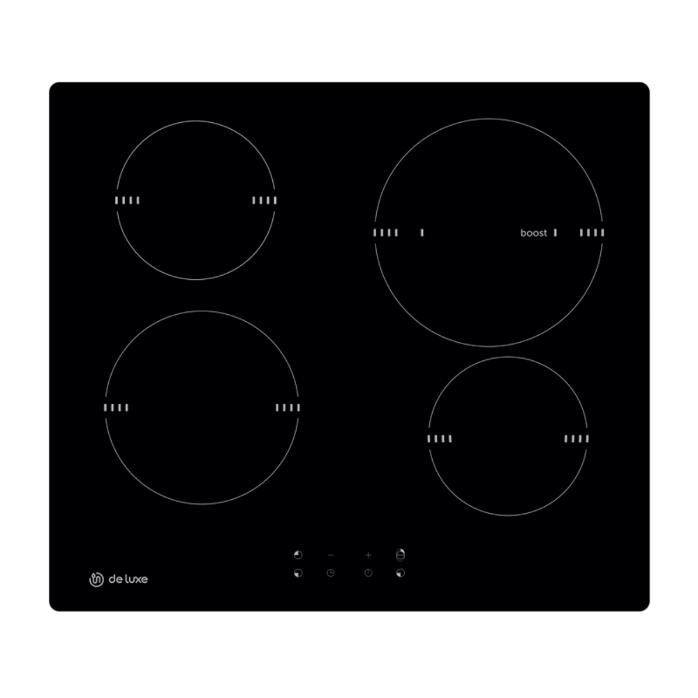 Варочная панель электрическая De Luxe 595204.03эвс-001, черный