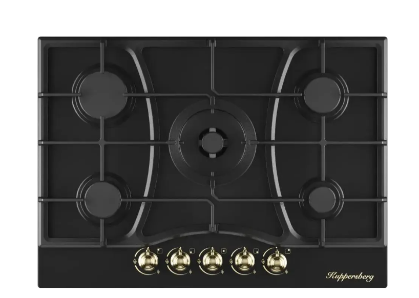 Варочная панель газовая Kuppersberg FS 710 Ant Bronze, антрацит/бронзовый