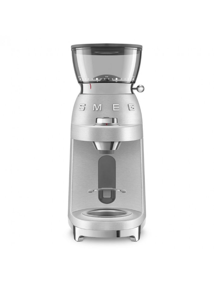 Кофемолка Smeg CGF02SSEU, алюминий